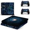 VAORLO Galaxy Star Vinyl Skin Sticker Protector For PS4 Console+1PCS Controller Skin Cover