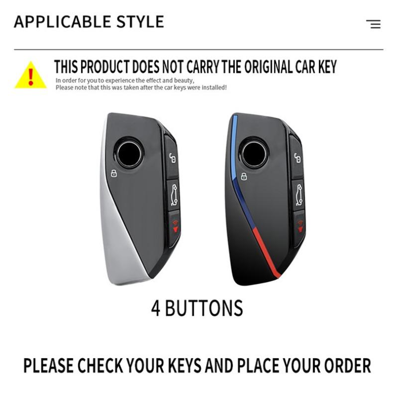 Для BMW X1 U11 X7 G07 XM G09 I7 7 серии G70 LCI IX I20 U06 G81 M3 чехол для ключей из цинкового сплава, автомобильный чехол для ключей, аксессуары для ключей, брелок