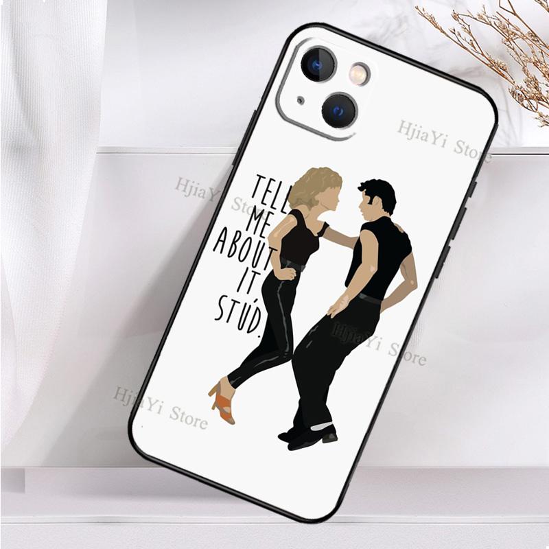 Розовый Чехол Для Телефона С Изображением Из Фильма 'Бриолин' Для iPhone 12 13 Mini 11 14 Pro Max XS XR X 7 8 Plus SE 2020 Задняя Крышка