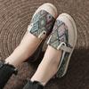 Spring/Summer New Fabric Shoes Ethnic Style Canvas Shoes Women's Shoes Breathable Soft Soled Linen Versatile Single Shoes