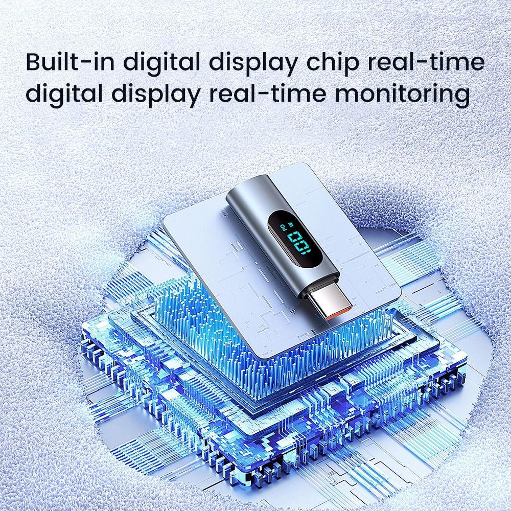 480Mbps Type-C Power Meter Digital Display OTG Converter Professional Cable Extender Laptop