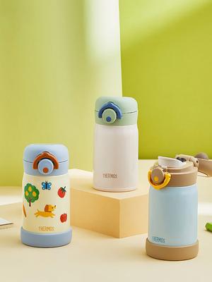 ТЕРМОС [Термос] Термокружка с одной кнопкой My Design Bottle 3 JNR-252K (250мл) Базовая наклейка в комплекте