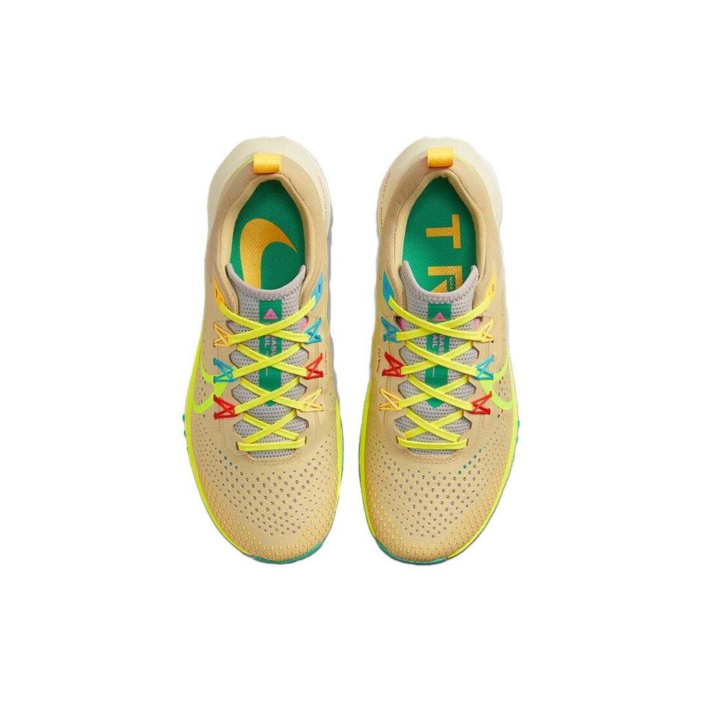 Nike React Pegasus Trail 4 Team Gold Volt Женские кроссовки Baltic-Blue Stadium-Green DJ6159-700