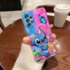 Прозрачный чехол Stitch для Samsung Galaxy A57 A37 A56 5G A36 Чехлы A55 A54 A35 A26 A07 A17 A16 A06 A34 A15 Ударопрочный чехол Бабочка