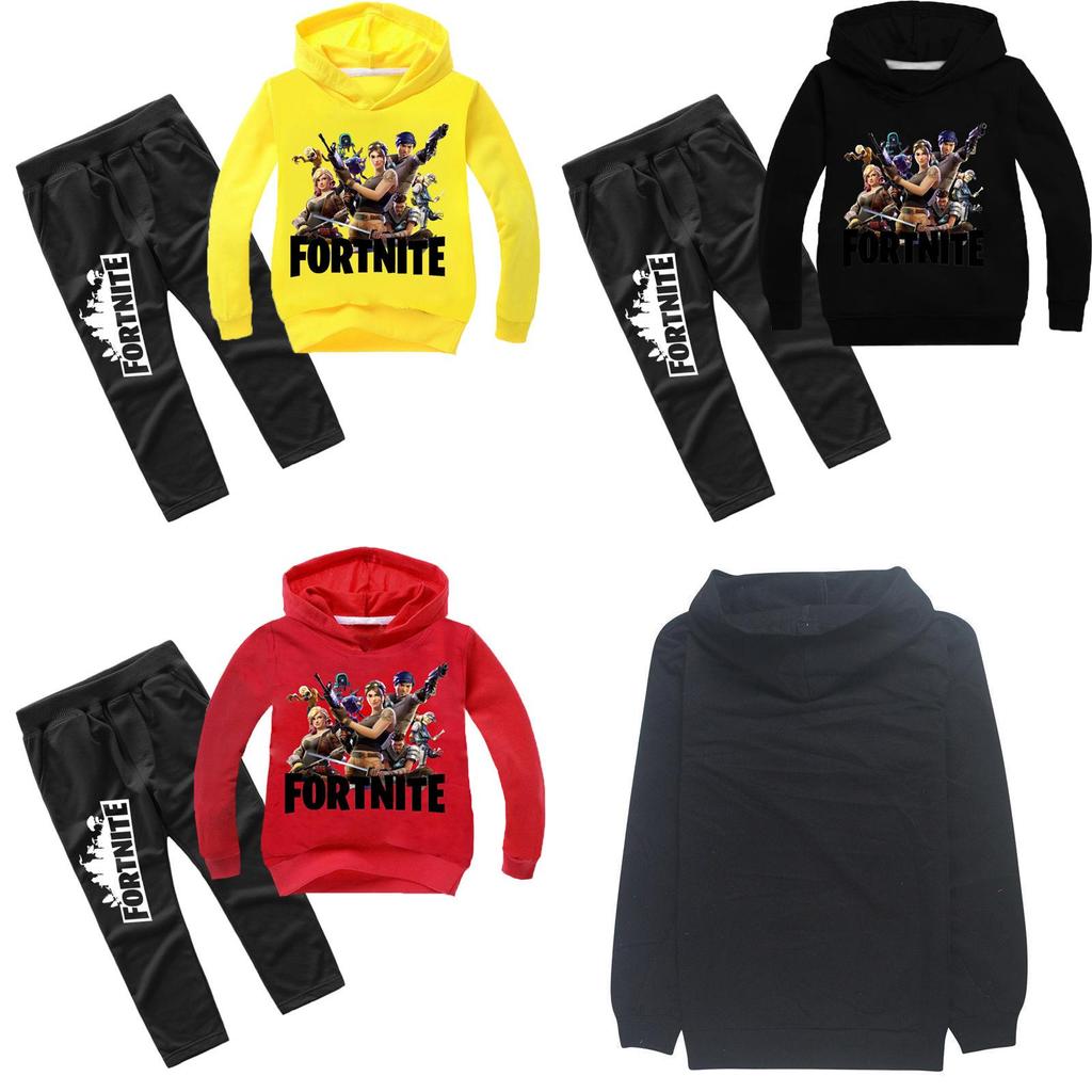 Hooded Fortnite Child Clothing Sweatshirt Hoodie Unisex Kids Wear Clothing Game
