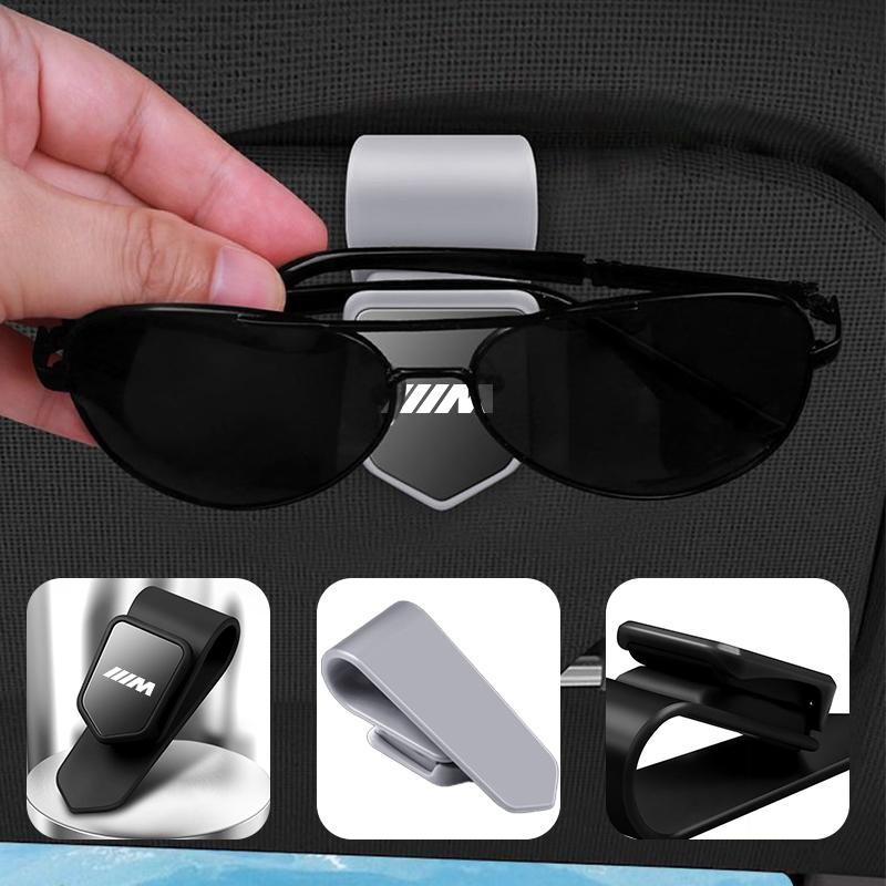 GFOU9 Fashion ABS Car Sun Visor Glasses Clip Eyeglasses Storage Holder For BMW M M3 M5 E46 E36 E34 F10 E90 F30 E60 F30 E53 E30 E92 E87