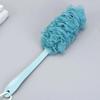 Home Bathroom Long Handle Shower Brush Back Bath Shower Scrubber Body Soft Mesh Scrub Powder Puff Clean Own Bath Back Brush Tool