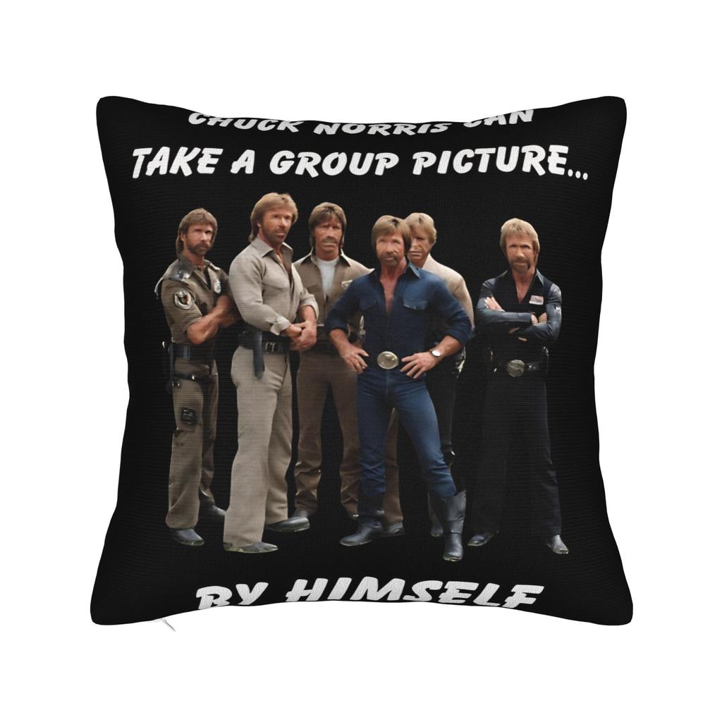 Chuck Norris Pillow Case Soft Pillow Cover Retro Trendy Pillowcases For Sofa Home Decoration
