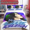 3pcs Duvet Cover Set (1*Duvet Cover + 2*Pillowcase, Without Core), Custom Name Billie Eilish Pattern Bedding Set, Home Bedroom Decor Gift