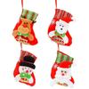 4 Pcs Christmas Tree Decoration Items, Christmas Decor, Christma Decorations Items Ornaments Santa Claus with String Hanging Decor