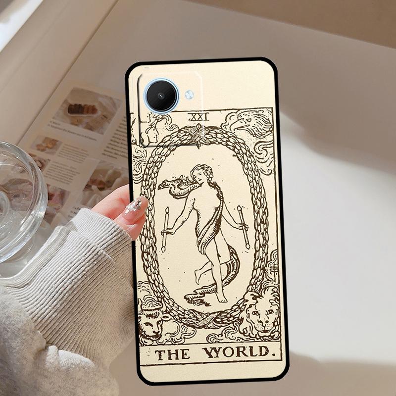 Tarot Card Astrology Sun Moon Lover For Realme C67 C75 C61 C55 C53 C51 C21Y C25S GT 7 Pro 5 6 GT 6T 10 11 12 13 14 Pro Plus Case