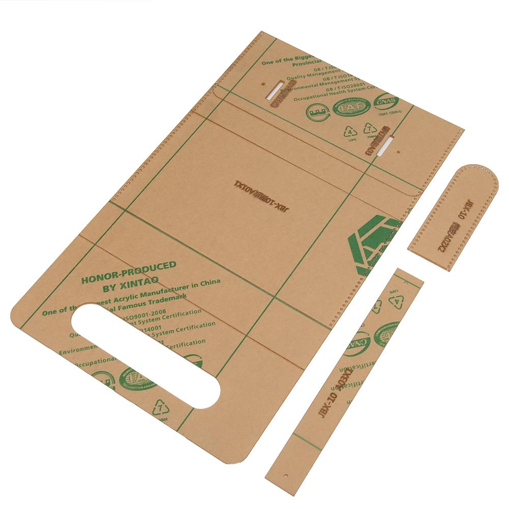 Набор шаблонов из кожи, прозрачная акриловая кожаная сумка, кошелек, инструмент для рукоделия