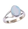Кольцо из стерлингового серебра 925 пробы с натуральным австралийским опалом S.9 S4O93
