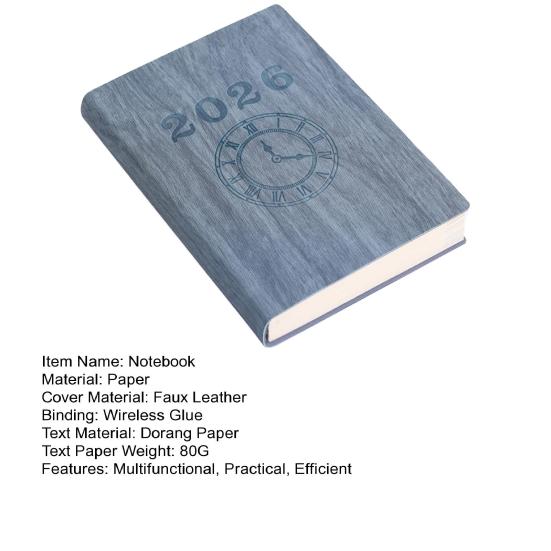 2026 Planner Efficiency Manual A6 Schedule Book Multifunctional English Planner Portable 365 Day Organizer Office Supplies Gifts