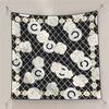 Vreovor Spring And Summer New Camellia 90Cm Square Scarf Tube Top Temperament Celebrity Vacation Beach Shawl Headscarf Versatile