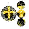 Metal 3D Cross Wind Spinner Outdoor Hanging Decor with 360 Rotating Hook Garden Yard Balcony Decoration for All Seasons