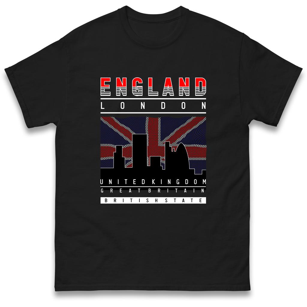 England London T-Shirt Tshirt Mens Womens Tops Unisex Tees 100% Cotton