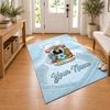 Coventry City F.C. Custom Name Personalized Rug Non‑Slip Doormat Floor Carpet Housewarming Birthday Gift for Family Friends