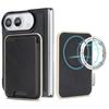2 in 1 Wireless Charging Magnetic Leather Phone Cover for Iphone Ultra Iphone Fold Magnetic Phone Case Anti Fall Leather Case