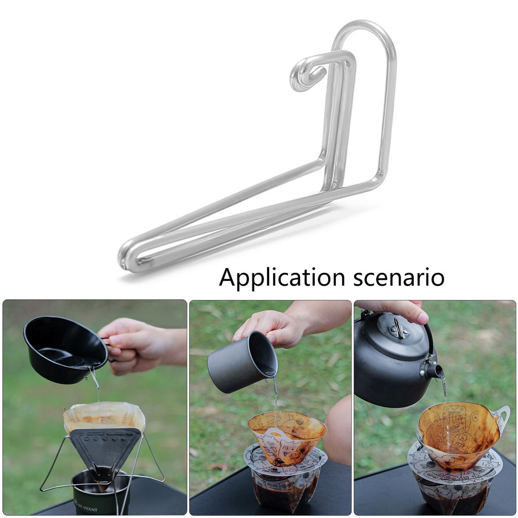 Stainless Steel Wire Drain Spout Hand Brewed Coffee Diversions Nozzles for Outdoor Cups and Bowls Easy Installation