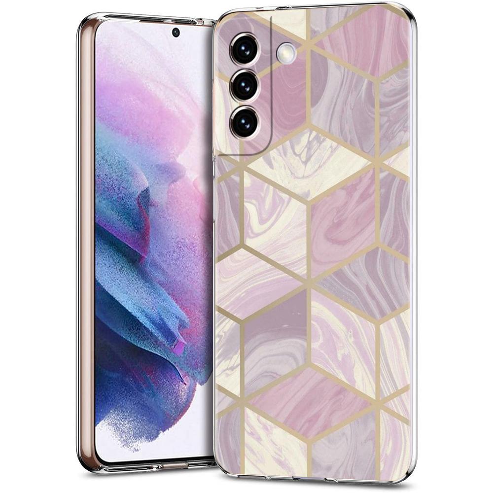 Милый мраморный модный чехол для телефона Samsung Galaxy S24 Plus S23 S22 S21 S20 FE Ultra 5G S10 S10E S9 мягкий прозрачный силиконовый чехол