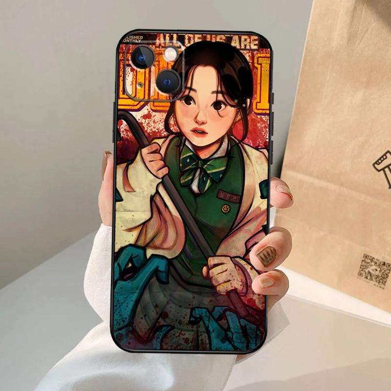 All of us are dead Hot Phone Case For iPhone 16 15 14 11 12 13 Pro Max Mini Plus X XS Max XR Cover Coque