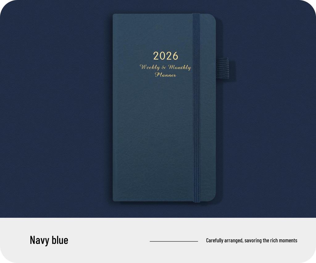 В наличии 2026 Английский еженедельник-дневник 24K