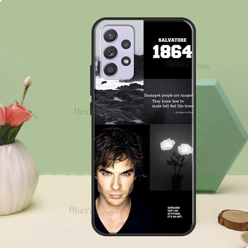 Кейс Damon Salvatore The Vampire Diaries для Samsung A54 A34 A24 A14 A51 A71 A12 A22 A32 A52 A72 A73 A33 A53 A13 Задняя крышка