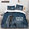 Комплект постельного белья Siren Head Single Twin Full Queen King Size Комплект постельного белья Siren Head Aldult для мальчиков, пододеяльники, наборы с 3D-принтом 200x200