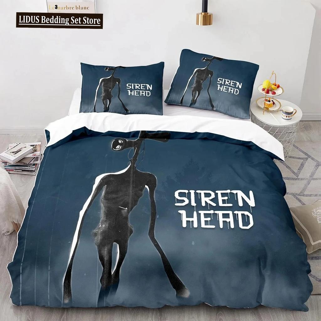 Комплект постельного белья Siren Head Single Twin Full Queen King Size Комплект постельного белья Siren Head Aldult для мальчиков, пододеяльники, наборы с 3D-принтом 200x200