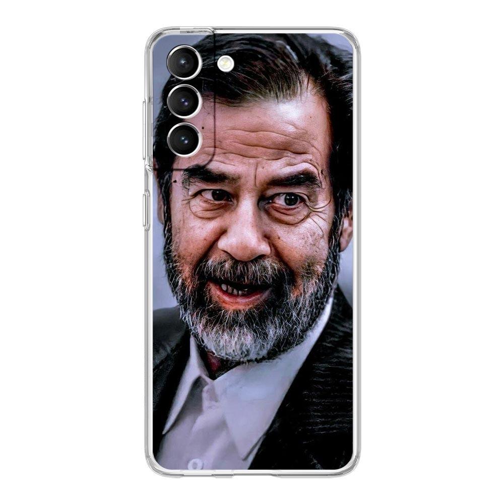 Clear Phone Case For Samsung Galaxy S24 Plus S23 FE S22 S21 S20 Ultra 5G S10 S10E S9 S8 Soft Cover Arabic Iraq Saddam Hussein