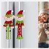 Christmas Microwave Oven Door Handle Cover Dishwasher Door Handle Cover  Xmas Party Decoration