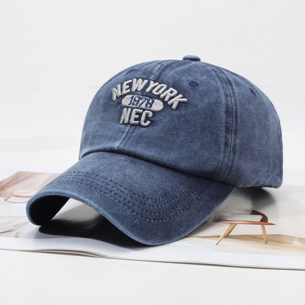 Adjustable Distressed Faded Cap Cotton Sunscreen Hats  For Man Women Outdoor Sports
