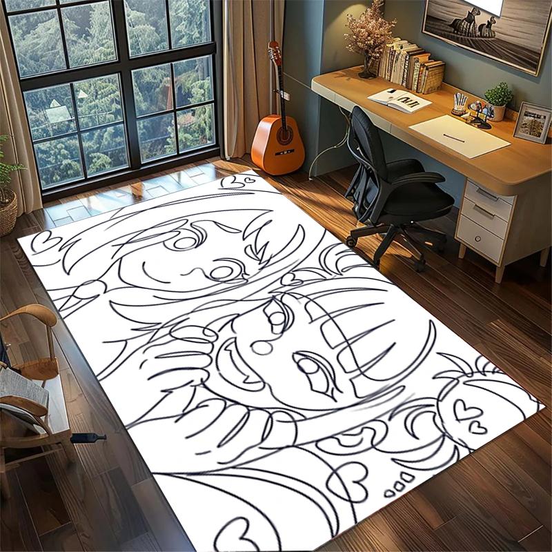 My Hero Academia Home Floor Rug Large Area Non Slip Washable Mat Gamer Bedroom Decor