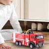 1/32 Scale Fire Truck Toy Pull Back Portable High Detailed Educational Tabletop Decor