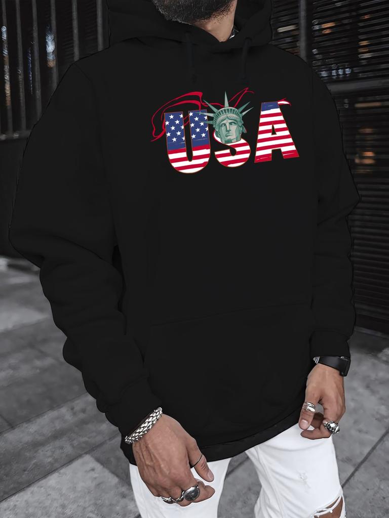 USA New Autumn and Winter Velvet Sweatshirt unisex Clothing Free Hoodie Clothes American Trendy Printed Tops unisex Gifts
