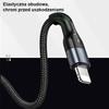 USAMS Braided Cable U55 2A Lightning Black 1m SJ448USB01 (US-SJ448)