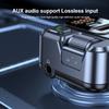 Bluetooth FM-передатчик для автомобильного радио с микрофоном для беспроводных телефонных звонков без помощи рук MP3-плеер с поддержкой быстрой зарядки