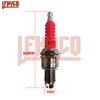 2pcs Racing Spark Plug 3 Electrode A7TC for 50cc 70cc 110cc 125cc 150cc ATV Scooter Dirt Bike Go Kart Triple Electrode