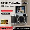 4K Цифровая камера 1080P Видеокамера 48MP Цифровая камера CCD Камера Ultra HD 16-кратный Цифровой зум Камера для влогинг-съемки Светодиодная подсветка и Фильтр красоты