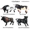 Cognitive Animal Model Toy: Dairy Cow, Buffalo, Yellow Cattle, Rhinoceros, Simmental Bull