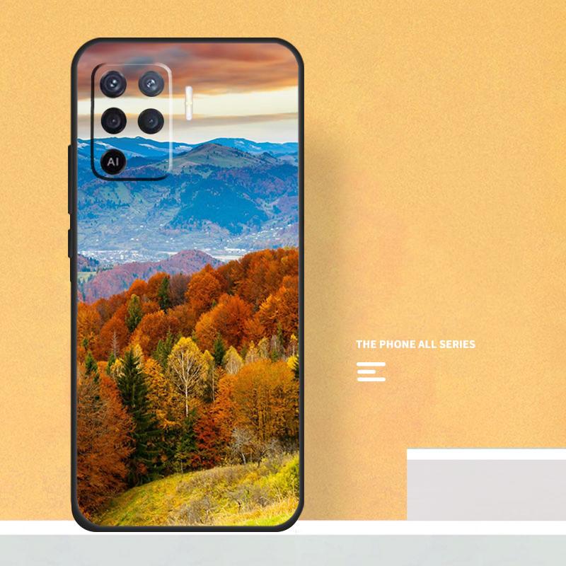 Autumn Leaves Case For Oppo A5 A6 Pro A16 A76 A96 A17 A57 A40 A60 A80 A98 A58 A78 A18 A38 A54 A74 A94 A15