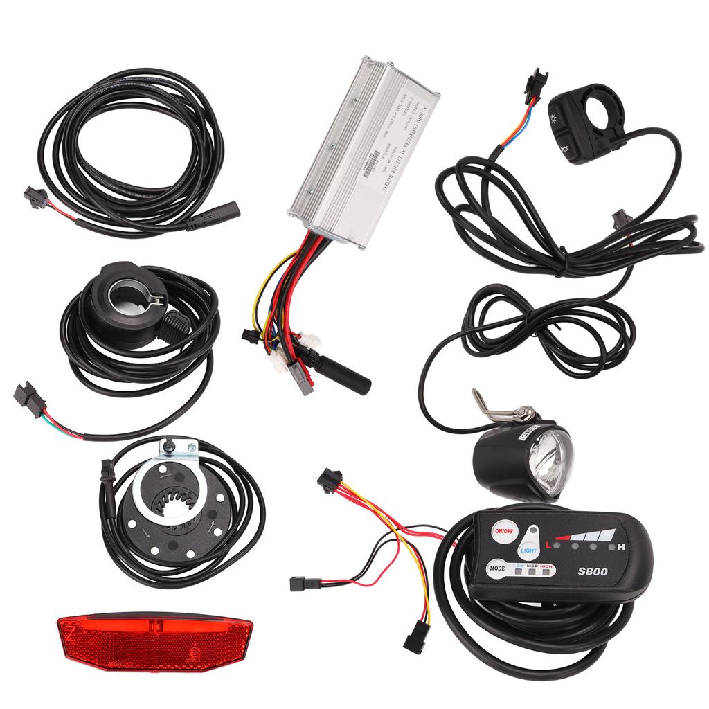 Комплект контроллера 36 В 48 В 750 Вт 25 А, дисплей S800, передний/задний свет, конфигурация переключателя 2 в 1 для электродвигателя 750 Вт