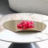 Nordic Ins Style Light Luxury Metal Irregular Складной Поднос Высокого Качества Настольный Креативный Арт Фруктовая Тарелка Аксессуары