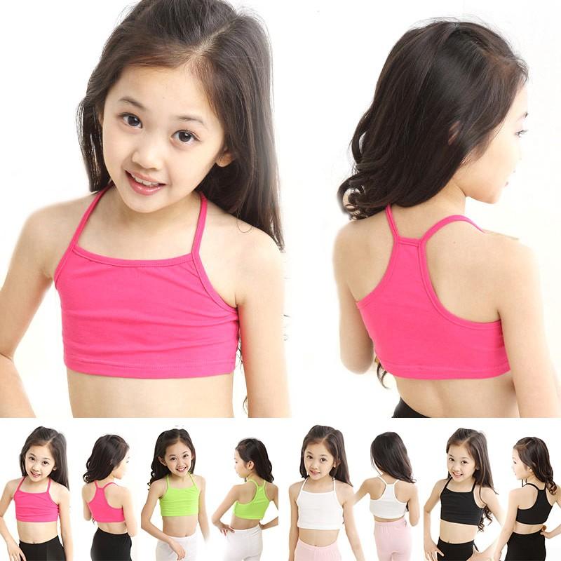 Kids Girls Camisole Sports Vest Undies Underclothes Vest Underwear Tops