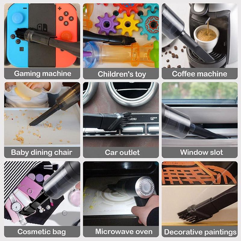 15000Pa автомобильный беспроводной пылесос портативный мощный всасывающий домашний уборочный инвентарь ручной пылесборник мини-автомобильный пылеочиститель