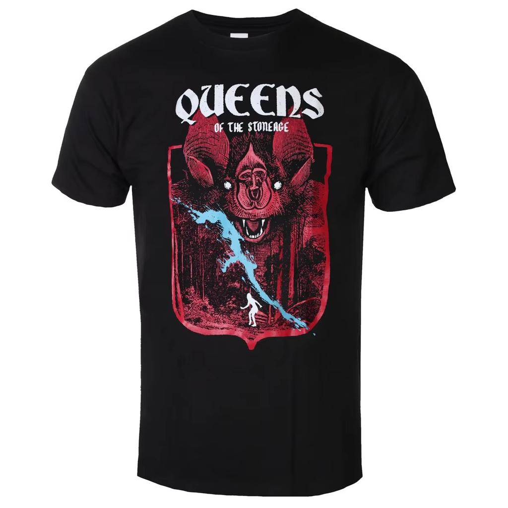 Hot Sale Queens of The Stone Age Graphic Print T-shirt Men Women Summer New Tee Loose Casual Oversized Short Sleeve Streetwear Harajuku Fashion Top