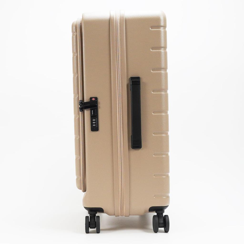 Ace Suitcase M Size 5 Nights 6 Days 6 Nights 7 Days Capacity Expansion Function Front Open 4kg Carry Case Carry Bag Escalera 62L/71L No.05652