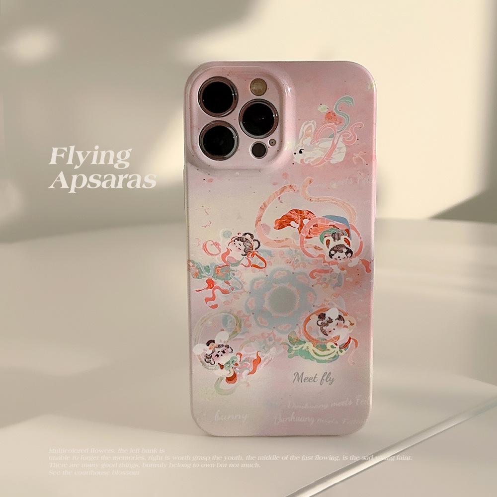 Чехол для телефона Apple Oil Painting 17pro Max 16 Премиальный 12 Пленка IPhone 15 Нишевый X/8 Совместим с несколькими моделями