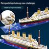Lego-Compatible Titanic Model - High Difficulty Puzzle Building Blocks for Boys
